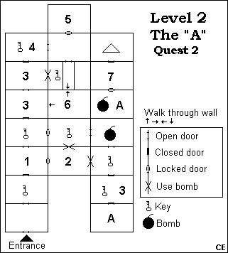 NES ZELDA MAP