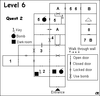 NES ZELDA MAP