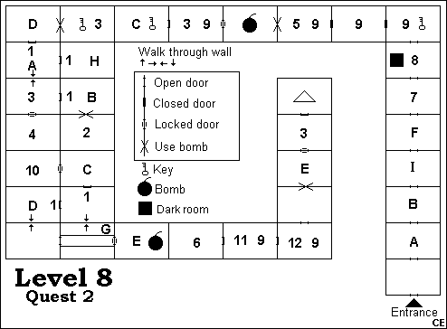 NES ZELDA MAP